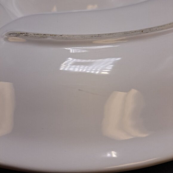 Precious Moments Christmas Chip & Dip Tray 14.25" Ceramic 1997 Vintage - Picture 12 of 16